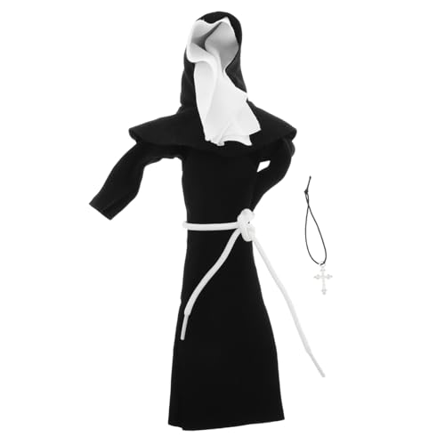 KOMBIUDA Nonne Puppenkleidung Plüschbärenkleidung Stofftier-Outfit Bärenpuppenkleidung ausgestopfte Bärenkleidung Halloween-Party-Accessoire Stofftierkleidung Plastik Black KOMBIUDA Nonne Puppenkleidung Plüschbärenkleidung Stofftier-Outfit Bärenpuppenkleidung ausgestopfte Bärenkleidung Halloween-Party-Accessoire Stofftierkleidung Plastik Black von KOMBIUDA