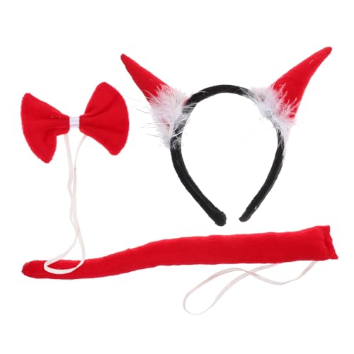 KOMBIUDA Ox Hörner Stirnband Verschleißfestes Tierkostüm Accessoire mit Süßer Hörner Form Langlebiges Party und Cosplay Headband für Jungen und Mädchen Dekoratives Ox Design für Festivals von KOMBIUDA