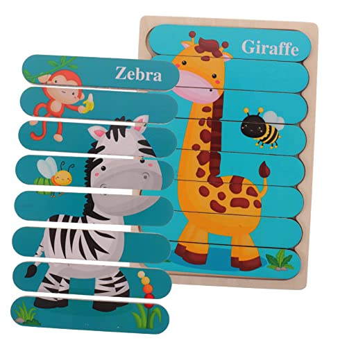 KOMBIUDA Pädagogisches Holzpuzzle für Kleinkinder Lernspielzeug mit Zebra und Giraffe für Jungen und Mädchen Fördert Hand Augen Koordination und Kreatives KOMBIUDA Pädagogisches Holzpuzzle für Kleinkinder Lernspielzeug mit Zebra und Giraffe für Jungen und Mädchen Fördert Hand Augen Koordination und Kreatives von KOMBIUDA