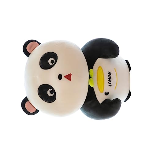 KOMBIUDA Panda-Puppe Panda-Design-Puppe Panda Stofftier Pandaspielzeug Für Plüsch-Panda Entzückende Pandapuppe Wohnheim Dekoration Pp Stofftier Aus Baumwolle Pp Baumwolle von KOMBIUDA