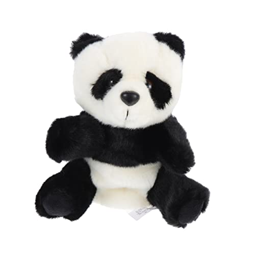 KOMBIUDA Panda-Puppe Panda-handpuppe Handpuppe Als Rollenspiel Handpuppe Für Handpuppen Eltern-Kind-puppenspielzeug Kinderspielzeug Rollenspiel Handpuppe Pp Baumwolle von KOMBIUDA