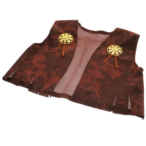 KOMBIUDA Partyweste Halloween halloweenkostüme für fastnachtskostüme Fashing Costume kinderkostüme Rollenspielkostüm für Jungen Kleidung Zubehör Gestrick Brown KOMBIUDA Partyweste Halloween halloweenkostüme für fastnachtskostüme Fashing Costume kinderkostüme Rollenspielkostüm für Jungen Kleidung Zubehör Gestrick Brown von KOMBIUDA