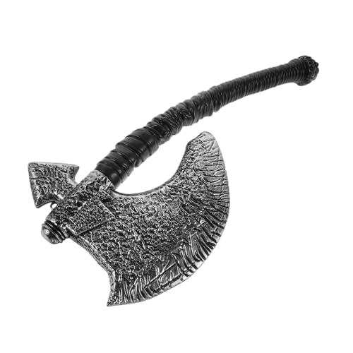 KOMBIUDA Plastik Piratenaxt Halloween Kostüm Requisite für Erwachsene Leichtes Cosplay Zubehör für Piratenpartys und Themenfestivals von KOMBIUDA