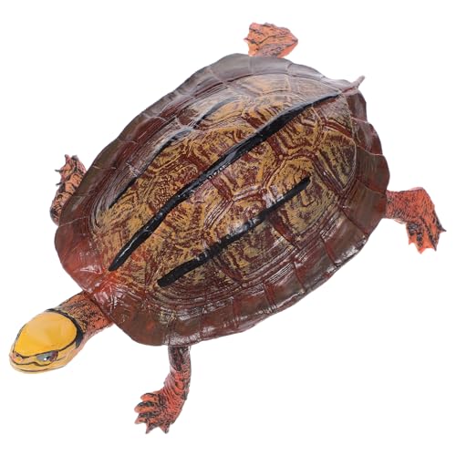 KOMBIUDA Plastiktierfigur für Interaktives Lernspielzeug und Dekoration für Schule und Zuhause Goldene Schildkröte von KOMBIUDA