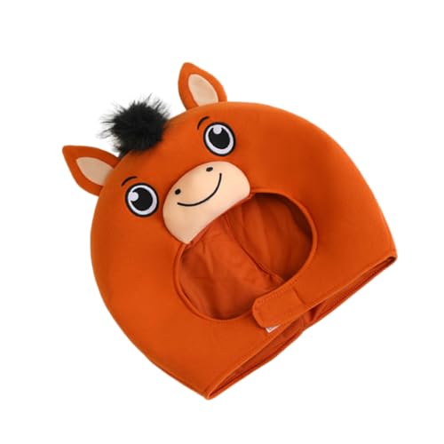 KOMBIUDA Plüsch Pferdekopf Kostüm Hut Neujahr Maskottchen Karneval Kopfstück Vielseitiger Party Foto Requisit für Frühlingsfest Aufführungen Familienfeiern KOMBIUDA Plüsch Pferdekopf Kostüm Hut Neujahr Maskottchen Karneval Kopfstück Vielseitiger Party Foto Requisit für Frühlingsfest Aufführungen Familienfeiern von KOMBIUDA