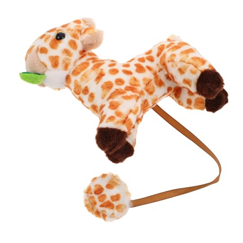KOMBIUDA Plüsch Schulter Giraffe Kostüm Zubehör Plüsch Giraffe Auf Schultergestopftem Tier Für Kinder Erwachsene Geburtstagsfeier Kostüm Requisiten von KOMBIUDA