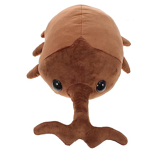 KOMBIUDA Plüschpuppe Originelle Dekokissen Kinderkäfer Ausgestopftes Weiches Puppe Plüschtierpuppe Stofftier Kuscheltiere Plüschtier Braune Pp von KOMBIUDA
