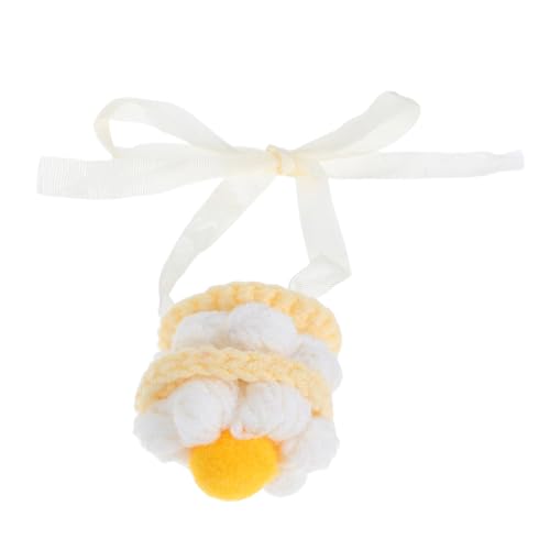 KOMBIUDA Plüschpuppenhut Mini Weihnachtshüte Erdbeerhut Kuscheltier Geburtstagshüte Kleine Dekorative Hüte Puppen Teeparty Hüte Mini Zylinder Kleine Strickhüte Formelle von KOMBIUDA