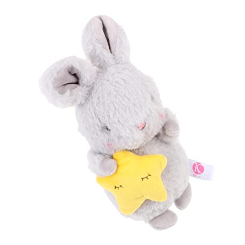 KOMBIUDA Plüschtier kinderkopfkissen kopfkissen Soft Toy plushbit Plush Cartoon-Tierpuppe ausgestopftes Tierspielzeug Kinderplüschspielzeug Kleinkindplüschspielzeug Grey von KOMBIUDA