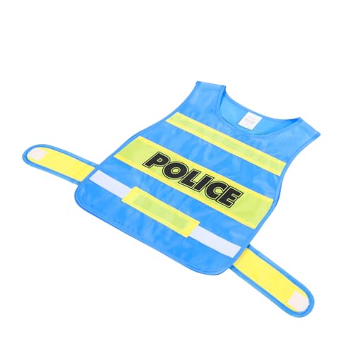 KOMBIUDA Polizeikostüm Regenmantel Kostüm Kostümzubehör Pendellichtsteile Halloweenkostüm Polizeizubehör für Rollenspielweste Kinderkostüme Figurenanzeige Polizeiweste Stoff KOMBIUDA Polizeikostüm Regenmantel Kostüm Kostümzubehör Pendellichtsteile Halloweenkostüm Polizeizubehör für Rollenspielweste Kinderkostüme Figurenanzeige Polizeiweste Stoff von KOMBIUDA