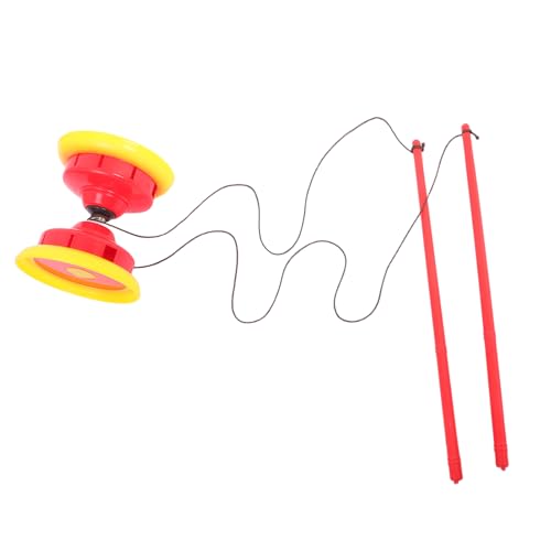 KOMBIUDA Portable Diabolo Set mit Dreifachen Lagern und Schutzrand für Fitness Jonglieren und Geschicklichkeitstraining für Ältere Menschen für Outdoor Aktivitäten von KOMBIUDA