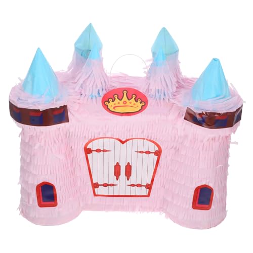 KOMBIUDA Schloss-piñata Für Mädchengeburtstag Hängende Süßigkeiten-piñata Als Party-dekoration Rosa Prinzessinnen-mottoparty-zubehör Mit Bezauberndem Design KOMBIUDA Schloss-piñata Für Mädchengeburtstag Hängende Süßigkeiten-piñata Als Party-dekoration Rosa Prinzessinnen-mottoparty-zubehör Mit Bezauberndem Design von KOMBIUDA