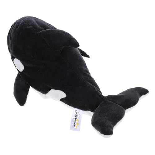 KOMBIUDA Puppen Kleine Handpuppe Cartoon-Tiere-Marionette Walpuppe Handpuppe Zum Geschichtenerzählen Entzückende Wal-handpuppe Handpuppe Wal Plüsch von KOMBIUDA