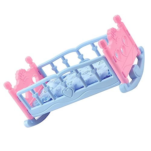 KOMBIUDA Puppen-Shaker Dolly Kinderbett Für Puppen Mädchen Puppenbett Zubehör Für Babypuppen Puppenhaus-krippe Minibett Für Puppe Babypuppen-krippenmodell Sky-Blue Plastik KOMBIUDA Puppen-Shaker Dolly Kinderbett Für Puppen Mädchen Puppenbett Zubehör Für Babypuppen Puppenhaus-krippe Minibett Für Puppe Babypuppen-krippenmodell Sky-Blue Plastik von KOMBIUDA
