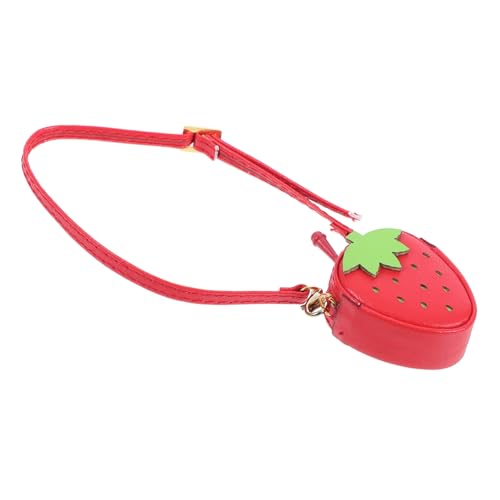 KOMBIUDA Puppen-umhängetasche Erdbeer-Form Mini-geldbörse Für Puppen Spielzubehör Aufbewahrungstasche Süße Handtasche Kleine Puppen-Accessoires KOMBIUDA Puppen-umhängetasche Erdbeer-Form Mini-geldbörse Für Puppen Spielzubehör Aufbewahrungstasche Süße Handtasche Kleine Puppen-Accessoires von KOMBIUDA