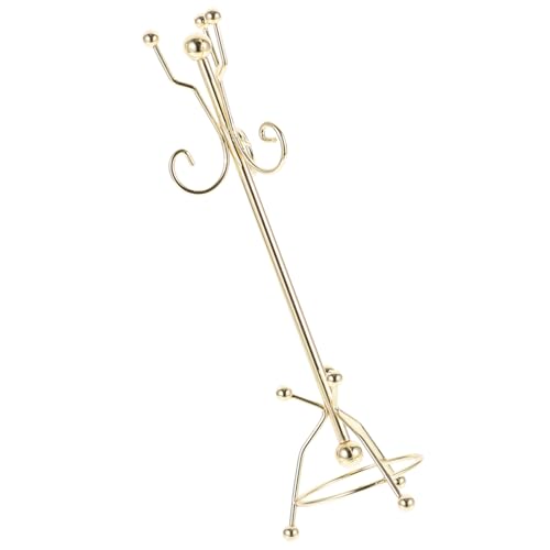 KOMBIUDA Miniatur Kleiderständer Für Puppen Doll Apparel Hänge Rack Für Puppenbekleidung Zubehör Für Puppenhäuser Spielzeug Für Kreative Rollenspiele von KOMBIUDA