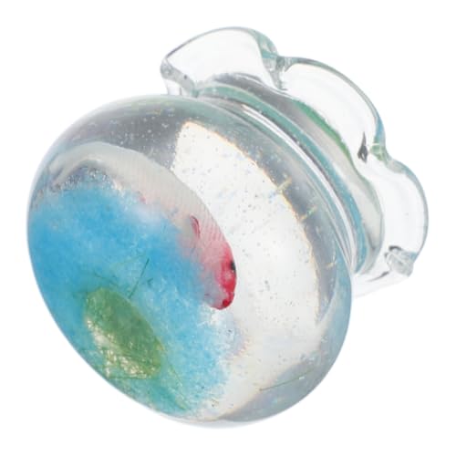 KOMBIUDA Mini-Fisch-Aquarium-Set Künstliches Fischspielzeug Für Puppenhaus Miniatur-Aquarium-Dekoration Realistische Fische Seetang KOMBIUDA Mini-Fisch-Aquarium-Set Künstliches Fischspielzeug Für Puppenhaus Miniatur-Aquarium-Dekoration Realistische Fische Seetang von KOMBIUDA