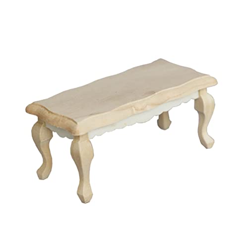 KOMBIUDA Mini- -teetisch Miniaturmöbel Im Maßstab 1:12 Exquisites Miniaturmodell Aus Holz Für Puppendekor von KOMBIUDA
