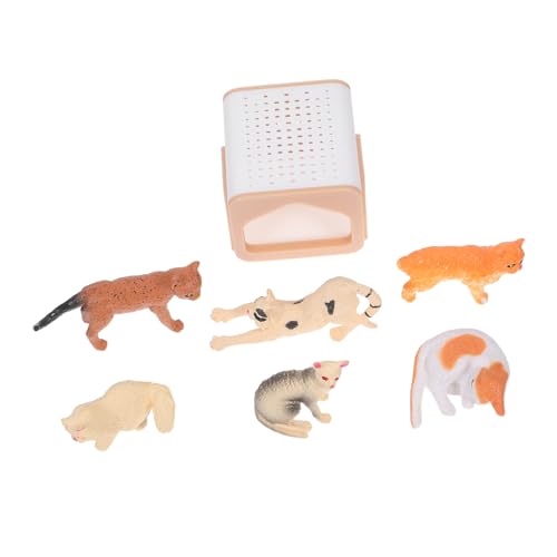 KOMBIUDA Puppenhaus Deko Realistisch Detailgetreu Lernspielzeug für Geburtstag Dollhouse Cat Zubehör von KOMBIUDA