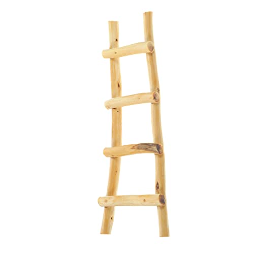 KOMBIUDA Puppenhaus Holzleiter Hausleiter Landschaftsleiter Mini-Leiter- Dekorative Leiter 1: 12 Möbel Puppenleiter Miniaturornament Miniatur-Leiter- Mini-Leiter Schmücken Hölzern von KOMBIUDA