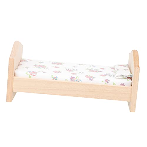 KOMBIUDA Puppenhaus Kinderbett Mini Puppenbett Babypuppen Spielzeughaus Kinderspielzeug Babypuppen Für Babys Mini Zubehör Puppenmöbel Puppenbett Mini Zubehör Mini Bett Aus Holz KOMBIUDA Puppenhaus Kinderbett Mini Puppenbett Babypuppen Spielzeughaus Kinderspielzeug Babypuppen Für Babys Mini Zubehör Puppenmöbel Puppenbett Mini Zubehör Mini Bett Aus Holz von KOMBIUDA