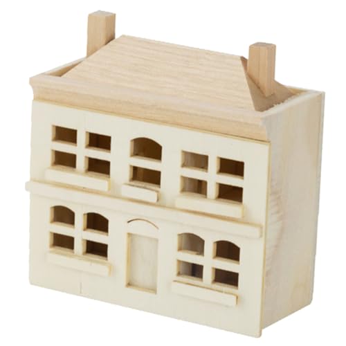 KOMBIUDA Puppenhaus Modell Niedliches Mini Villa Ornament für Puppenhaus und Garten Realistische Gestaltung für Miniaturliebhaber KOMBIUDA Puppenhaus Modell Niedliches Mini Villa Ornament für Puppenhaus und Garten Realistische Gestaltung für Miniaturliebhaber von KOMBIUDA