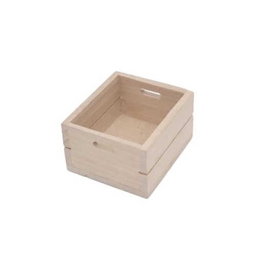 KOMBIUDA Puppenhaus Möbel aus Holz Detailreiches Miniatur Obst und Gemüse Aufbewahrungskorb Leichtes Sicheres Dekor für Puppenhaus Wohnzimmer und Rollenspiel Zubehör von KOMBIUDA