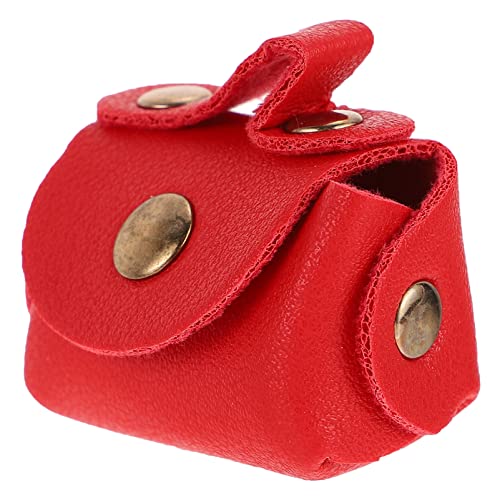 KOMBIUDA Puppenhaus-Tasche Miniaturpuppenm?Bel Kinder Geldb?RSE Spielzeug Spielen Miniaturpuppenzubeh?r Kleinkinder Princess Toy. Puppe Rucksack Handtasche Mini-Tasche Kleine Leder von KOMBIUDA