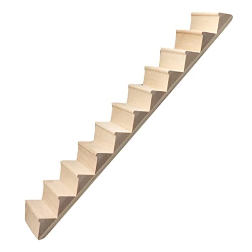 KOMBIUDA Puppenhaus Treppe bastelset bastelmaterial für wohnzimmerdeko spielhaus Accessoires kinderknallzeug Süßes Zimmerdekor Bausatz Häuser Mini-Treppe kleine Treppe hölzern von KOMBIUDA