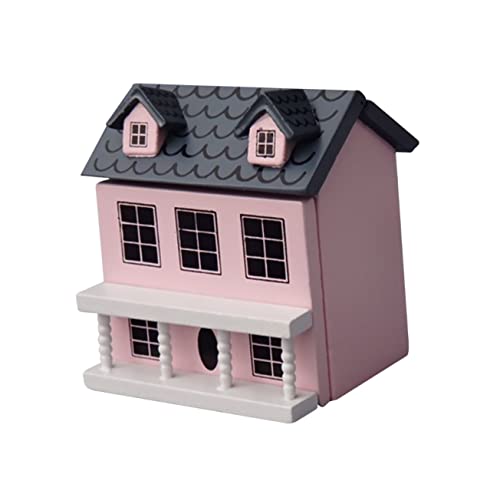 KOMBIUDA Puppenhaus-miniaturspielzeug Tiny House Bausatz Kleines Holzhaus Dekoratives Modellhaus Minihaus Für Tischdekoration KOMBIUDA Puppenhaus-miniaturspielzeug Tiny House Bausatz Kleines Holzhaus Dekoratives Modellhaus Minihaus Für Tischdekoration von KOMBIUDA