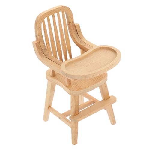 KOMBIUDA Minimöbel Aus Holz Puppenhochstuhl 1:12 Puppenmöbel Dekoratives Zubehör Für Minihäuser KOMBIUDA Minimöbel Aus Holz Puppenhochstuhl 1:12 Puppenmöbel Dekoratives Zubehör Für Minihäuser von KOMBIUDA