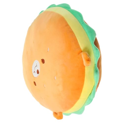 KOMBIUDA Plüsch-Cartoon-Hamburger-sofakissen Rundes Stofftier Ausgestopfte Dekoration Für Bett Oder Sofa von KOMBIUDA
