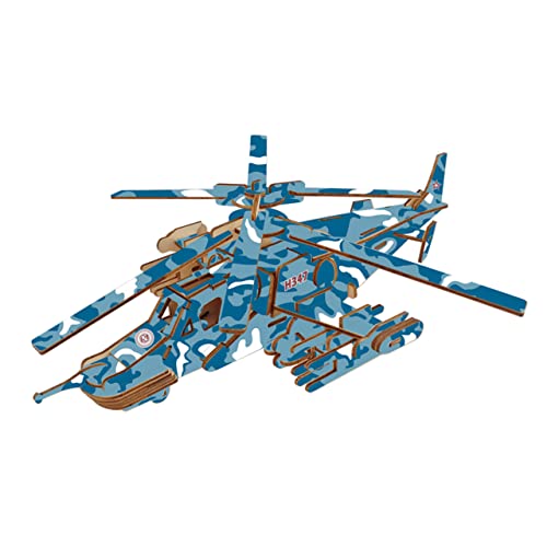 KOMBIUDA Puzzle-Spielzeug Puzzle Für Erwachsene Holzpuzzle Holzflugzeug Lipgloss-kit Kampfflugzeug Spielzeug Holzspielzeug Lernspielzeug Aus Holz Spielzeuge Bambus 3D Spielzeugset Gebaut von KOMBIUDA