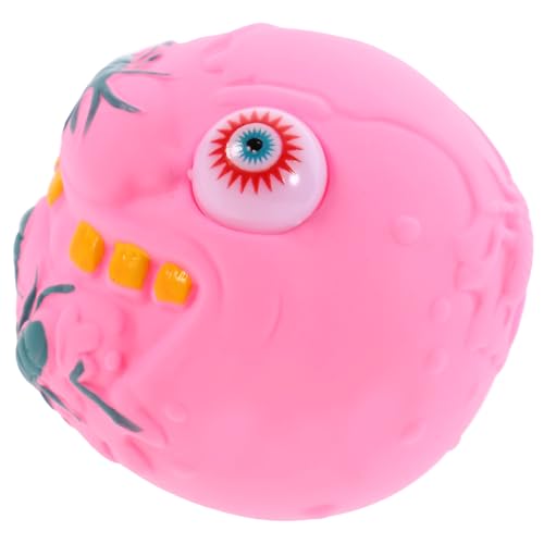 KOMBIUDA Quetschspielzeug Halloween Neuartiges Druckentlastungsspielzeug Spielzeuge Ornament Hand sensorisches Spielzeug Ball zum Stressabbau elastisch Geschenk Modell Rosa von KOMBIUDA
