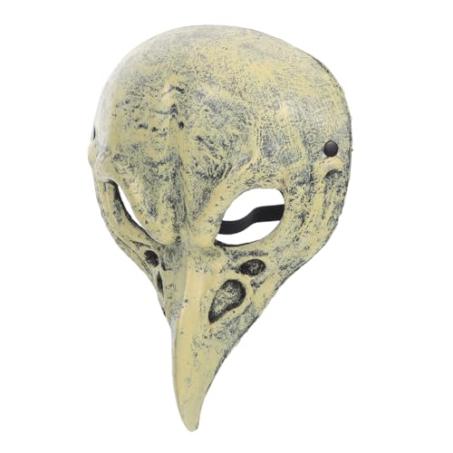 KOMBIUDA Realistische Halloween Vogel-skull-maske aus PU mit Atmungsaktiven Öffnungen Komfortabler Sicht und Detailgetreuer Verarbeitung Vielseitig für Damen Cosplay Maskenbälle und von KOMBIUDA