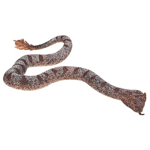 KOMBIUDA Realistische TPR Silikonschlange Fake Snake Toy Garten Deko für Aprilscherz Halloween Party Vögelabschreckung Pseudocerastes Urarachnoides Weiche Kunststoffschlange KOMBIUDA Realistische TPR Silikonschlange Fake Snake Toy Garten Deko für Aprilscherz Halloween Party Vögelabschreckung Pseudocerastes Urarachnoides Weiche Kunststoffschlange von KOMBIUDA