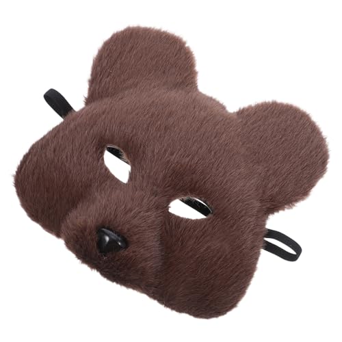 KOMBIUDA Realistisches Braunes Bärenkostüm Plüsch-maske für Erwachsene Weiche Atmungsaktive Tierkopf-maske für Halloween Karneval Maskenball und Fotokabinen-accessoire KOMBIUDA Realistisches Braunes Bärenkostüm Plüsch-maske für Erwachsene Weiche Atmungsaktive Tierkopf-maske für Halloween Karneval Maskenball und Fotokabinen-accessoire von KOMBIUDA
