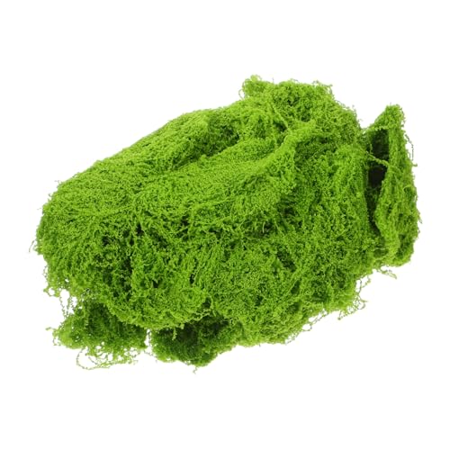 KOMBIUDA Realistisches Kunstmoos Hellgrün für DIY Basteln Aquarium Dekoration Terrarien Pflanzen Miniatur Dekoration Fischbecken Deko Simulation Gras für Kreative Handwerksprojekte von KOMBIUDA
