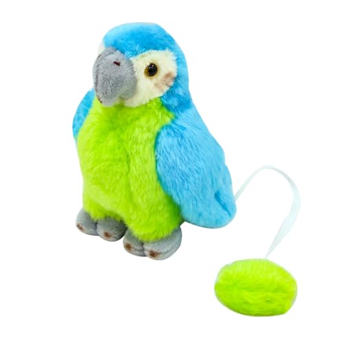 KOMBIUDA Realistisches Plüsch Weicher Strapazierfähiger Blauer Schulterpapagei für Piratenkostüme Halloween-Partys Cosplay-Accessoire KOMBIUDA Realistisches Plüsch Weicher Strapazierfähiger Blauer Schulterpapagei für Piratenkostüme Halloween-Partys Cosplay-Accessoire von KOMBIUDA