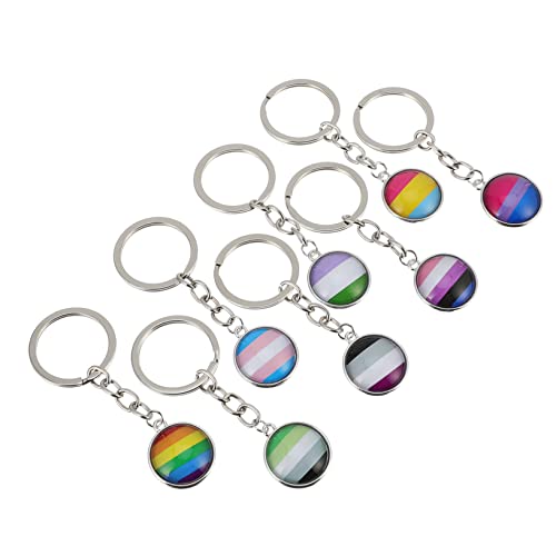 KOMBIUDA Regenbogen Schlüsselanhänger Set Teiliges Farbenfrohes Lgbt Pride Schlüsselring Set für Hochzeiten Geburtstage und Festivals für Lesben und Lgbtq Unterstützung KOMBIUDA Regenbogen Schlüsselanhänger Set Teiliges Farbenfrohes Lgbt Pride Schlüsselring Set für Hochzeiten Geburtstage und Festivals für Lesben und Lgbtq Unterstützung von KOMBIUDA