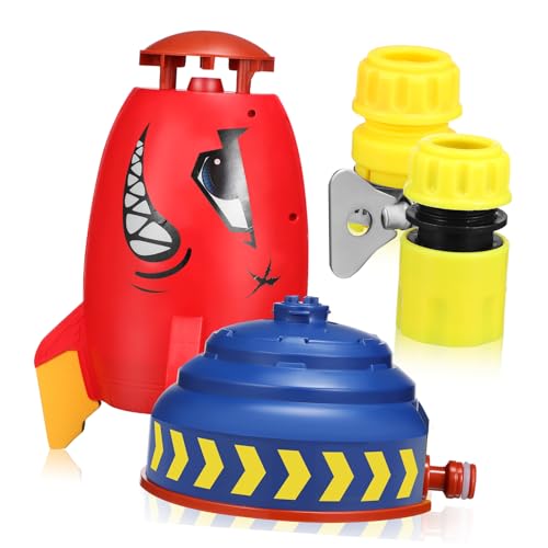 KOMBIUDA Rocket Launcher Wassersprinkler für Bunter Wasserstrahl Raketenwerfer Rotierender Wasserbetriebener Sprinkler für und Outdoor Spielspaß Zufällige Farbe KOMBIUDA Rocket Launcher Wassersprinkler für Bunter Wasserstrahl Raketenwerfer Rotierender Wasserbetriebener Sprinkler für und Outdoor Spielspaß Zufällige Farbe von KOMBIUDA