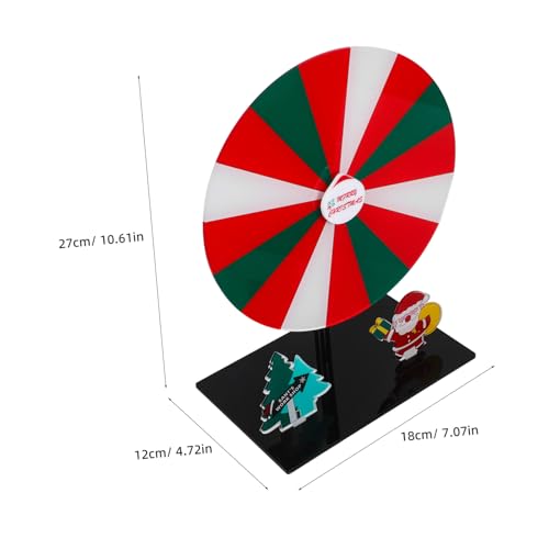KOMBIUDA Rotierendes Acryl-Partyspielrad für Preise Transparentes Partyspiel-drehbrett DIY Desktop-spielrad für Tombolas Raffles und Festliche Aktivitäten KOMBIUDA Rotierendes Acryl-Partyspielrad für Preise Transparentes Partyspiel-drehbrett DIY Desktop-spielrad für Tombolas Raffles und Festliche Aktivitäten von KOMBIUDA