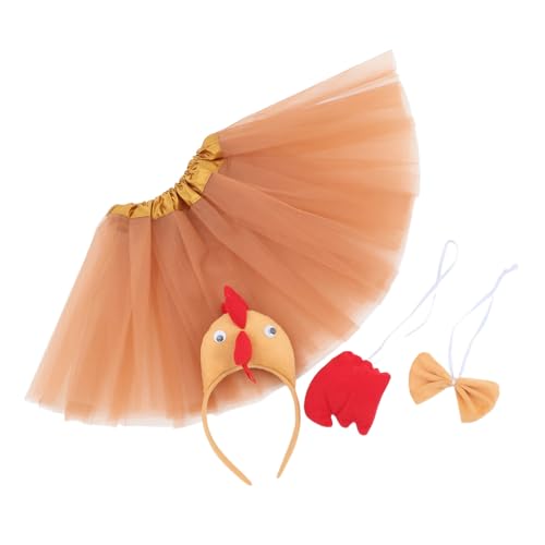 KOMBIUDA Realistisches Hühnerkostüm-set Mit 3d-stirnband Und Tutu Für Osterpartys Cosplay Erwachsene Und KOMBIUDA Realistisches Hühnerkostüm-set Mit 3d-stirnband Und Tutu Für Osterpartys Cosplay Erwachsene Und von KOMBIUDA