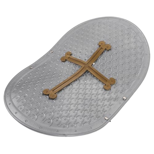 KOMBIUDA Schild Vintage Römisches Kostüm Zubehör Robustes Kunststoff Schild für Fasching Rollenspiel Jungen Mädchen von KOMBIUDA