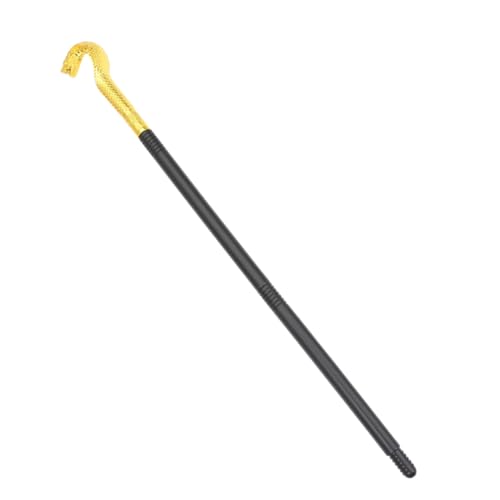 KOMBIUDA Schlangenkopf Zauberstab Dreiteiliges Cosplay Kostüm Requisite Halloween Stab Magischer Stab aus Kunststoff Robust Langlebig für Party Bühne Dekoration KOMBIUDA Schlangenkopf Zauberstab Dreiteiliges Cosplay Kostüm Requisite Halloween Stab Magischer Stab aus Kunststoff Robust Langlebig für Party Bühne Dekoration von KOMBIUDA