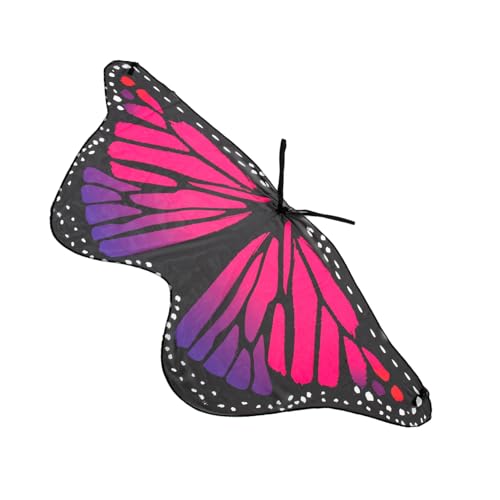 KOMBIUDA Butterfly Cosplay Umhang Für Mädchen Schmetterlingsflügel Kostüm Für Halloween Und Geburtstagsfeiern Tragbar Hochwertigem Polyester Gefertigt Leuchtendem KOMBIUDA Butterfly Cosplay Umhang Für Mädchen Schmetterlingsflügel Kostüm Für Halloween Und Geburtstagsfeiern Tragbar Hochwertigem Polyester Gefertigt Leuchtendem von KOMBIUDA