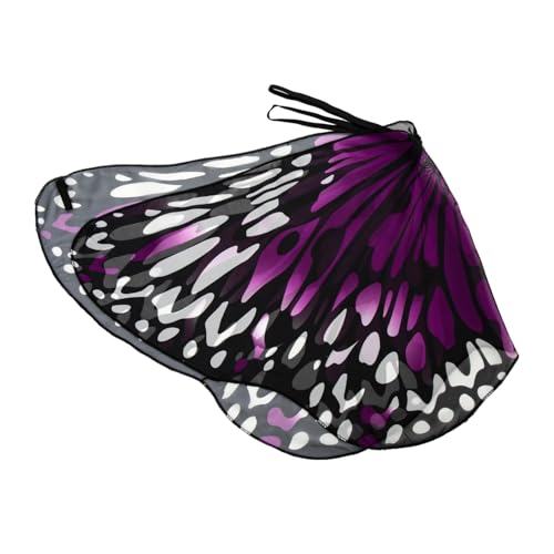 KOMBIUDA Schmetterlings-umhang Flügel Schmetterling Cape Kostüm Taube Halloween-umhänge Für Möwe Schmetterlingsumhang Für Schmetterlinge Umhüllen Polyester Violett KOMBIUDA Schmetterlings-umhang Flügel Schmetterling Cape Kostüm Taube Halloween-umhänge Für Möwe Schmetterlingsumhang Für Schmetterlinge Umhüllen Polyester Violett von KOMBIUDA