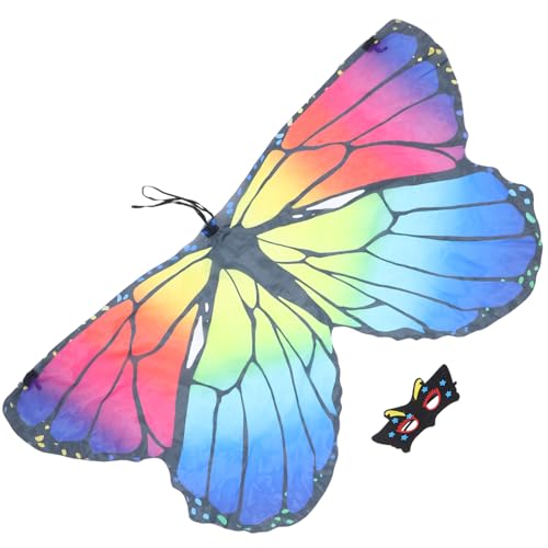 KOMBIUDA Schmetterlingsflügel Umhang für Kostümzubehör für Mädchen für Halloween und Festlichkeiten Strapazierfähigem Material Einen Besonderen Look KOMBIUDA Schmetterlingsflügel Umhang für Kostümzubehör für Mädchen für Halloween und Festlichkeiten Strapazierfähigem Material Einen Besonderen Look von KOMBIUDA