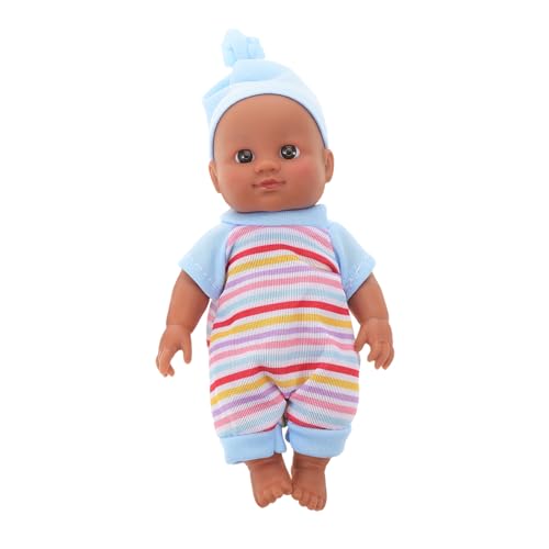 KOMBIUDA Schwarze Puppe babypuppe kinderspielzeug Puppenkunsthandwerk Puppenposen kinderpuppe lebensechte Puppen Puppe Lebendige Puppen Puppe PVC von KOMBIUDA