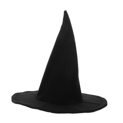 KOMBIUDA Schwarzer Hexenhut für Halloween Damen Spitz Leicht und für Cosplay Kostümpartys Karneval und Weihnachtsfeiern KOMBIUDA Schwarzer Hexenhut für Halloween Damen Spitz Leicht und für Cosplay Kostümpartys Karneval und Weihnachtsfeiern von KOMBIUDA